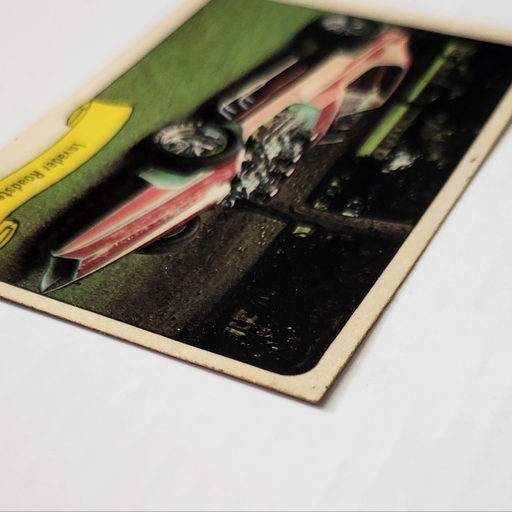🚀 Vintage 1970 Fleer GEORGE BARRIS Kustom City Sticker - INVADER ROADSTER 👽 - Picture 7 of 9